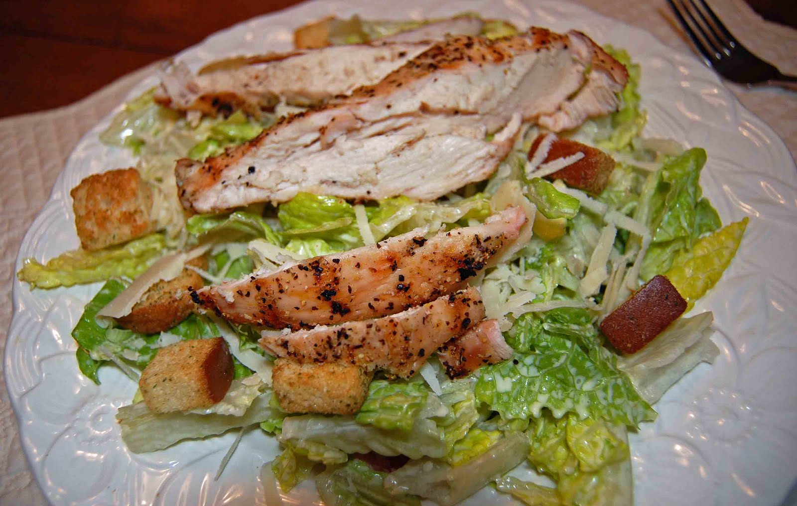 panera bread grilled chicken caesar salad calories